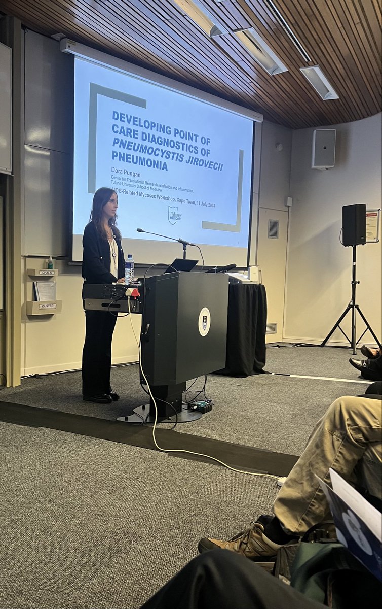 Jay K. Kolls (@gottcells) on Twitter photo Congratulations to <a href="/DoraPungan/">Dora Pungan</a> for an outstanding talk on advances towards better diagnostics for PJP. #PCP
#aidsmycoses2024 Congratulations to <a href="/DoraPungan/">Dora Pungan</a> for an outstanding talk on advances towards better diagnostics for PJP. #PCP
#aidsmycoses2024