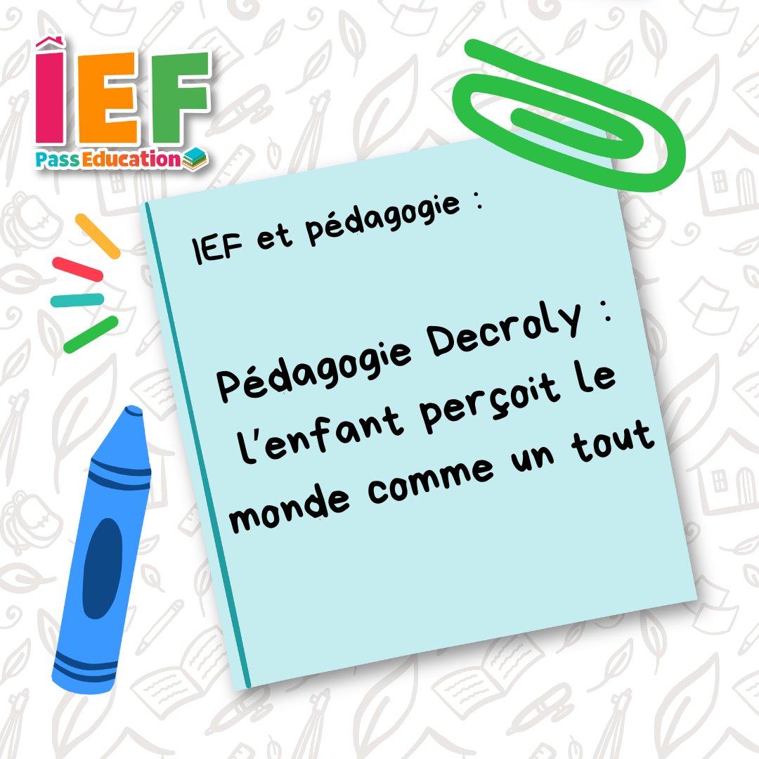 IEFpasseduc's tweet photo. La pédagogie d'Ovide Decroly repose sur 4 fondements :

1️⃣ Les centres d'intérêts de l'enfant comme guide de l'éducation
2️⃣ La globalisation
3️⃣ La classe-laboratoire
4️⃣ L'importance de l'environnement naturel qui met l'enfant en situation de découverte

https://t.co/eiBQ9OTnDd https://t.co/YXr9R7y9dq