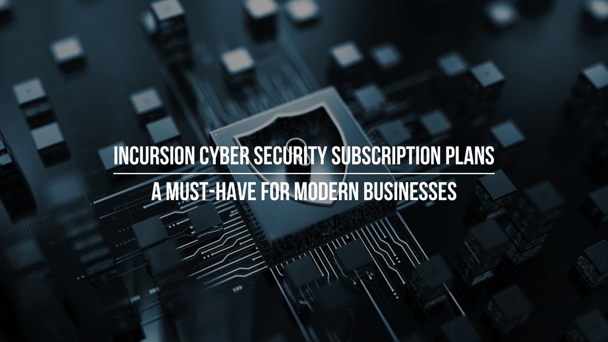 IncursionCS's tweet image. Our latest blog explains why our #cybersecurity #subscription plans are a game-changer for businesses of all sizes with continuous updates, expert support, &amp;amp; cost savings!

Dive into our blog 👉 bit.ly/4eZHkLG to discover more about the plans &amp;amp; DM for more info! #infosec