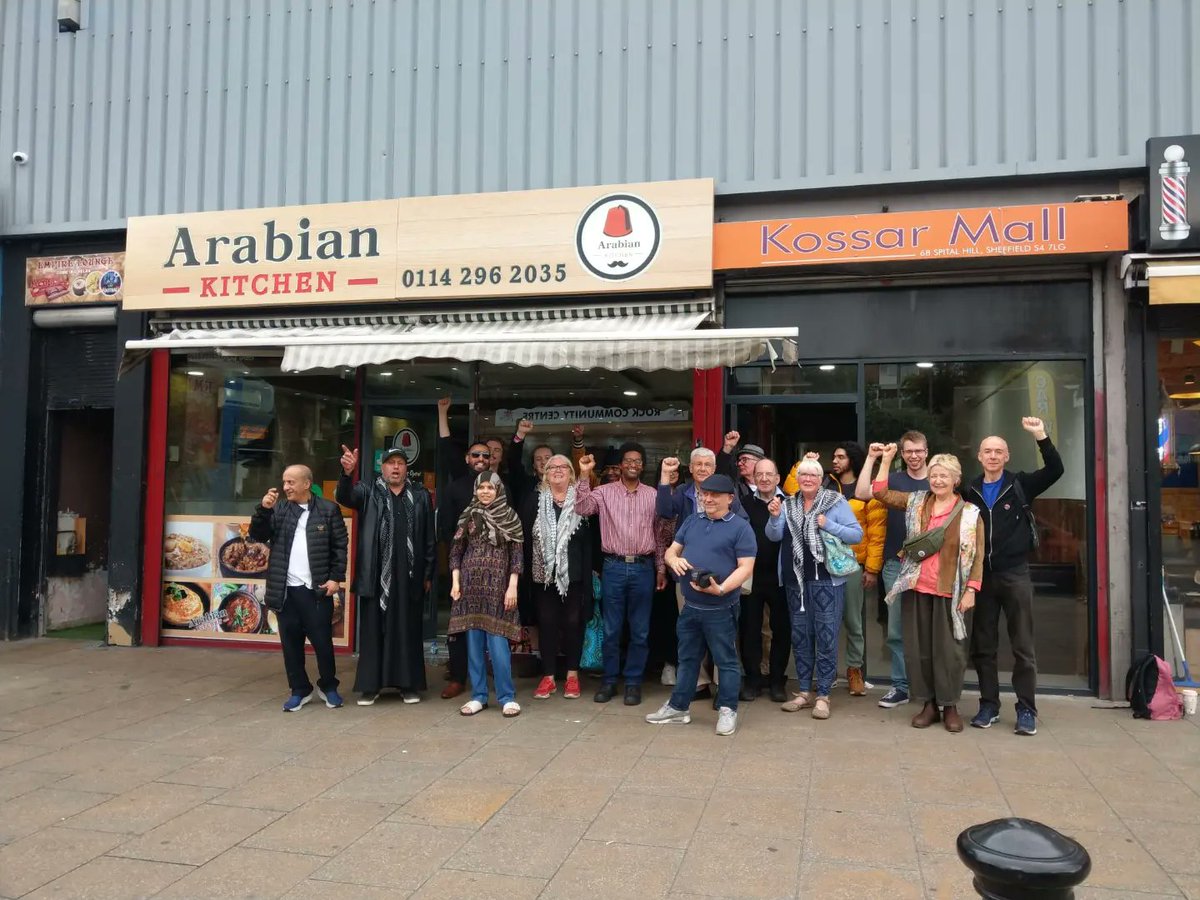 Maxine4Sheff's tweet photo. Special thanks to all who voted and supported my campaign as an Independent Socialist for Palestine #GE2024

To achieve 8 % of the vote in 5 weeks is no mean feat! 

We met last night to celebrate and discuss the future. Thanks to the Arabian Kitchen, Spital Hill for hosting! https://t.co/AptyM5lHLZ