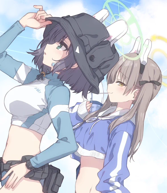  サキ&amp;モエ #ブルアカ 