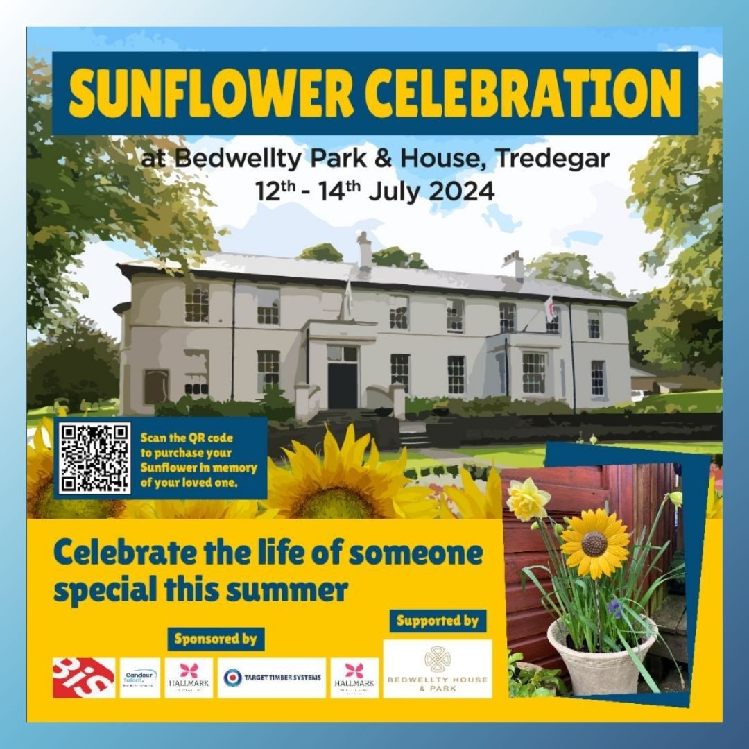 The @hospiceofthevalleys Sunflower has been doing the rounds at Candour this week. It has certainly brightened up the offices 🌻Here's hoping the sunshine keeps his hat on for tomorrows event. #SunflowerCelebration #HospiceOfTheValleys #BedwelltyHouse #CandourTalent #CharityEvent
