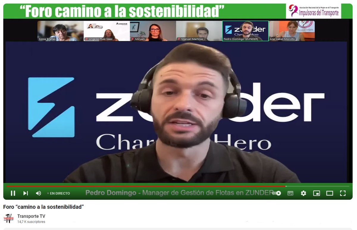 Foro #CaminoalaSostenibilidad

"Nosotros solo tenemos cargadores ultrarrápidos, solo nos enfocamos en ese tipo de carga porque entendemos que es el futuro.", nos cuenta Pedro Domingo, de @Zunder

#impulsorasdeltransporte #electromovilidad #mujereneltransporte