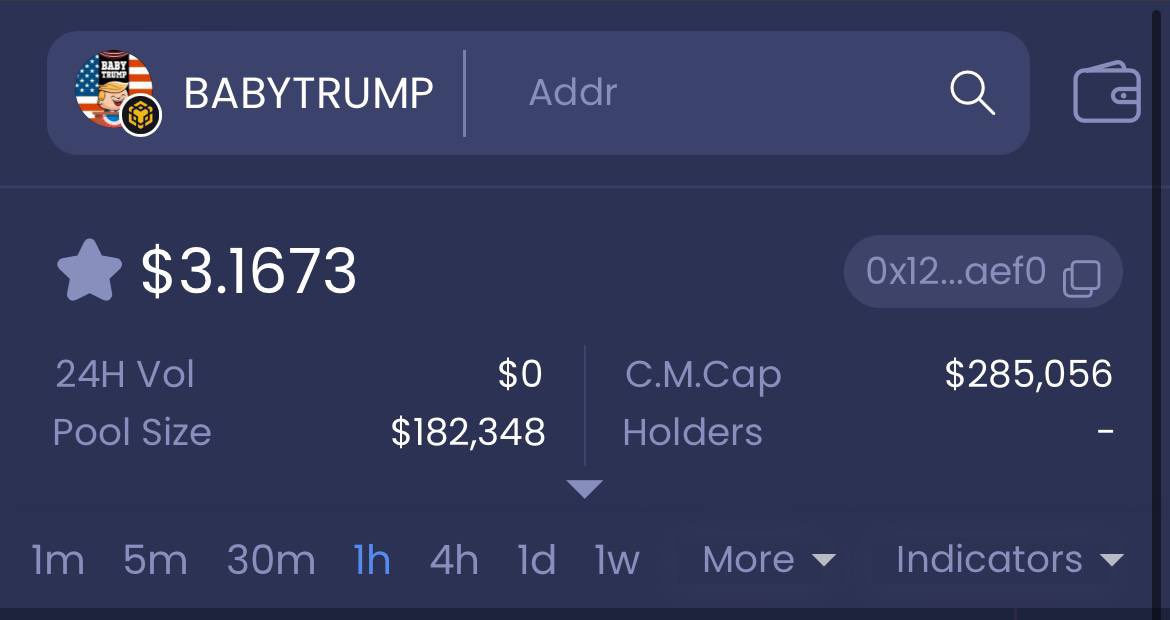 BabyTrumpBNB's tweet image. The biggest Chinese charting website has been paid and updated since our Chinese community is growing extremely fast! 🚀🚀

#MAKEBSCGREATAGAIN

ave.ai/token/0x126af0…
