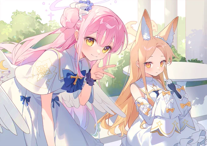 セイアとミカの午後茶会時間 #ブルアカ