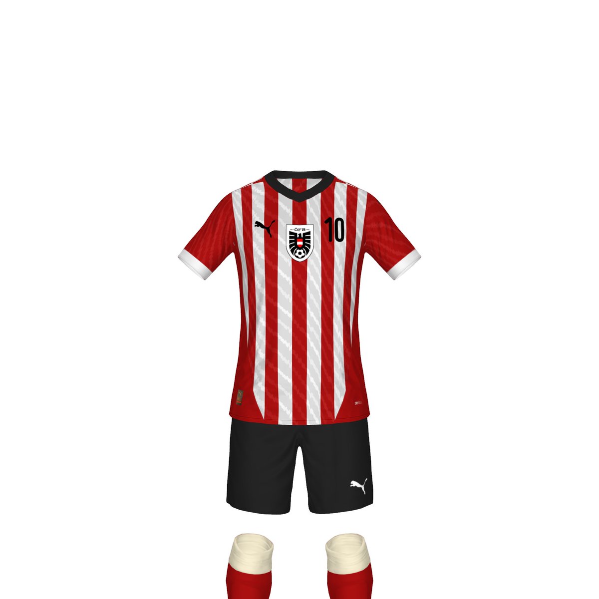 I just made Austria concept home kit! Its best national kit I made so far. I love how it looks :D
#Euro2024 #Football