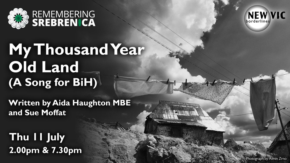 New Vic Theatre (@newvictheatre) on Twitter photo At 2.00pm and 7.30pm today our <a href="/NVBorderlines/">New Vic Borderlines</a> team present #MyThousandYearOldLand to recognise the International Day of Reflection and Commemoration of the 1995 Genocide in Srebrenica. To find out more and to book: bit.ly/4cOGyPJ
Photo by Almin Zrno At 2.00pm and 7.30pm today our <a href="/NVBorderlines/">New Vic Borderlines</a> team present #MyThousandYearOldLand to recognise the International Day of Reflection and Commemoration of the 1995 Genocide in Srebrenica. To find out more and to book: bit.ly/4cOGyPJ
Photo by Almin Zrno