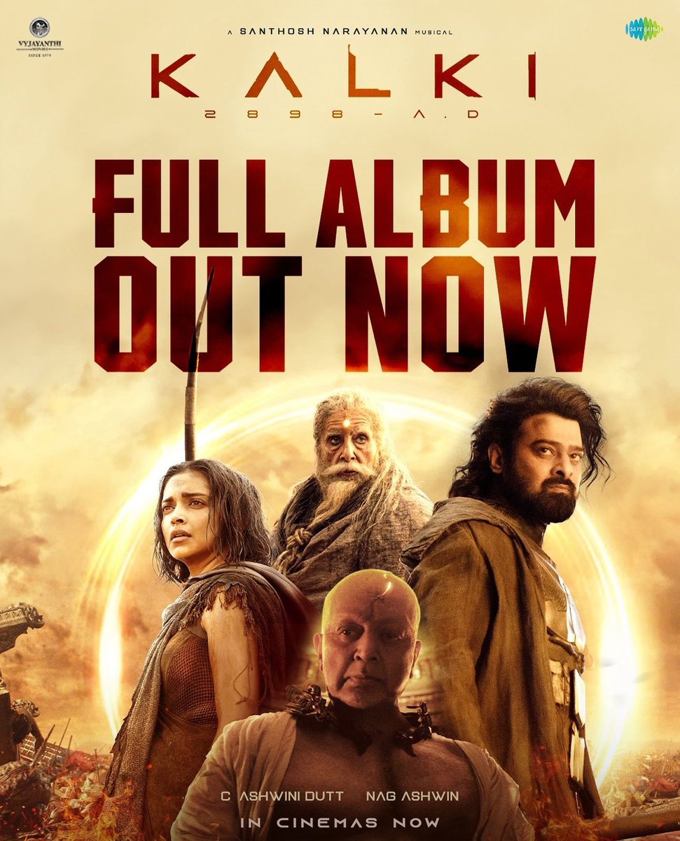 ATamilMovMedia's tweet photo. #kalki #2898ad Full Album Out
#kalki2898ad #prabhas #nagashwin #amitabhbacchan #kamal #kamalhassan #deepikapadukone #vyjayanthimovies #prabhasfans #darling #darlingprabhas #deepika #indian #indiancinema #indianmovie #dishapatani https://t.co/RjsiUdyO6R