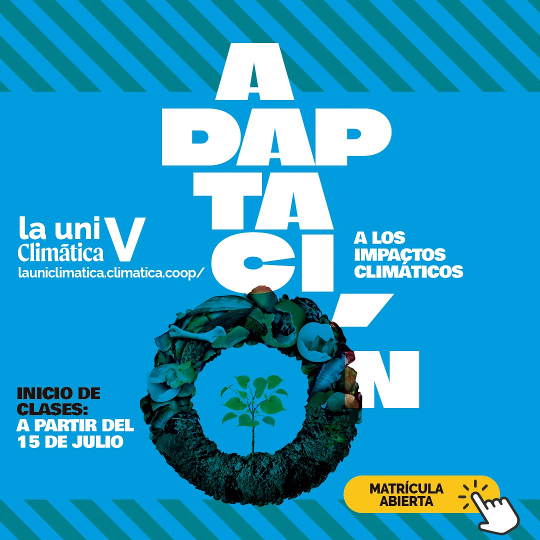 La #LaUniClimática2024 celebra su quinta edición centrada en la adaptación a la crisis climática.
Contará con una treintena de especialistas en clima, biodiversidad y salud.
Con el código  FIAREUNI5 tendrás un 50% de descuento.
climatica.coop/producto/la-un…
¡APÚNTATE!