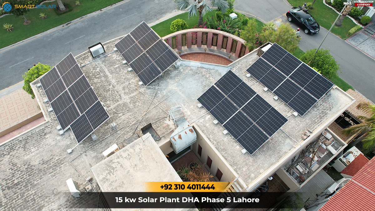 SmartSolarPak's tweet photo. 15 KW Solar System DHA 5 LAHORE Complete Installation
#SmartSolar #Solar #SolarPanels
For more details please contact 0311-4011444 https://t.co/rAyJTlWYmT