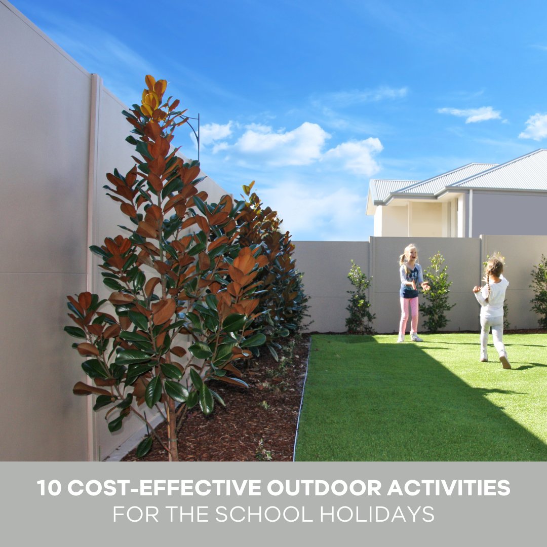 modularwalls's tweet image. Discover our top ten fun, cost-effective outdoor activities you can do in your own backyard to keep the kids busy for hours these school holidays! 🌿 

bit.ly/4cybFix

#modularwalls #makeitmodular #schoolholidays