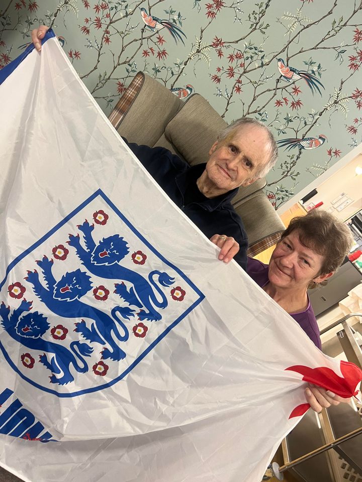 TrinityFold's tweet image. The resident's are all ready for the final on Sunday ⚽️❤️