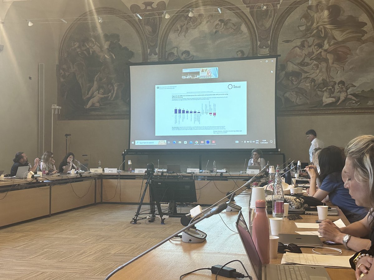 Marie Palmer (@marie_palm) on Twitter photo Getting AI in newsrooms is not only about practice, it is about getting the ethics. Enlightening presentation of <a href="/HelbergerN7484/">Natali Helberger</a> at the @CMPF Summer School #Journalism #AI #AIethics Getting AI in newsrooms is not only about practice, it is about getting the ethics. Enlightening presentation of <a href="/HelbergerN7484/">Natali Helberger</a> at the @CMPF Summer School #Journalism #AI #AIethics