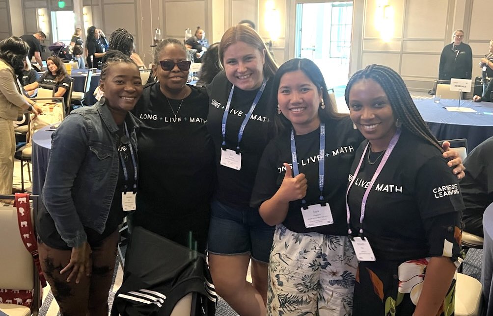 LizTeachesMath's tweet photo. Had a fantastic week hosted by @carnegielearn between full group sessions with Table 32 and all of the fantastic workshops 
#longlivemath #tni2024 https://t.co/6qOa87AMBg