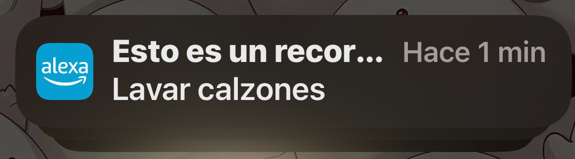 Estoy tan distraida estos días que mis recordatorios son los únicos que me salvan de no ser disfuncional.