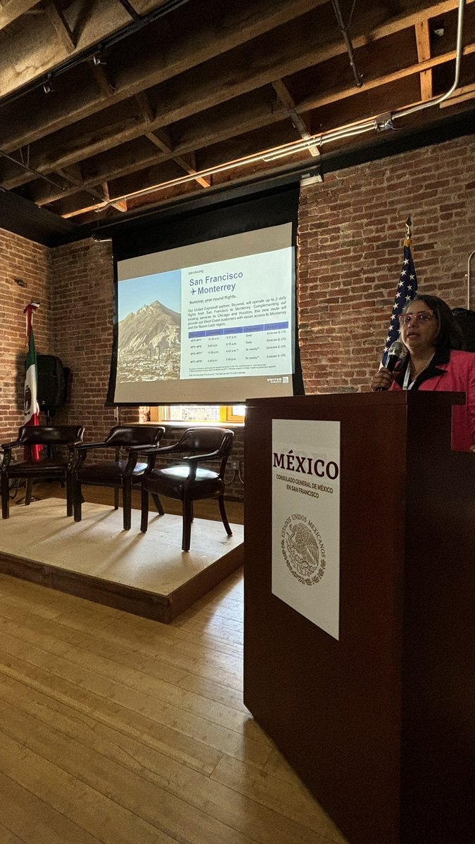 PedroCasas's tweet photo. En @ConsulmexSFO celebramos el 1er “Nearshoring in Mexico Seminar” en el marco de #SemiconWest. 
• 80+ pax interesadas en invertir en 🇲🇽 en semiconductores
• Presencia del Subsecretario Valverde y subsecretarios de múltiples estados @SE_mx 
• @united anunció nueva ruta MTY-SFO https://t.co/pBmj4D0PU3