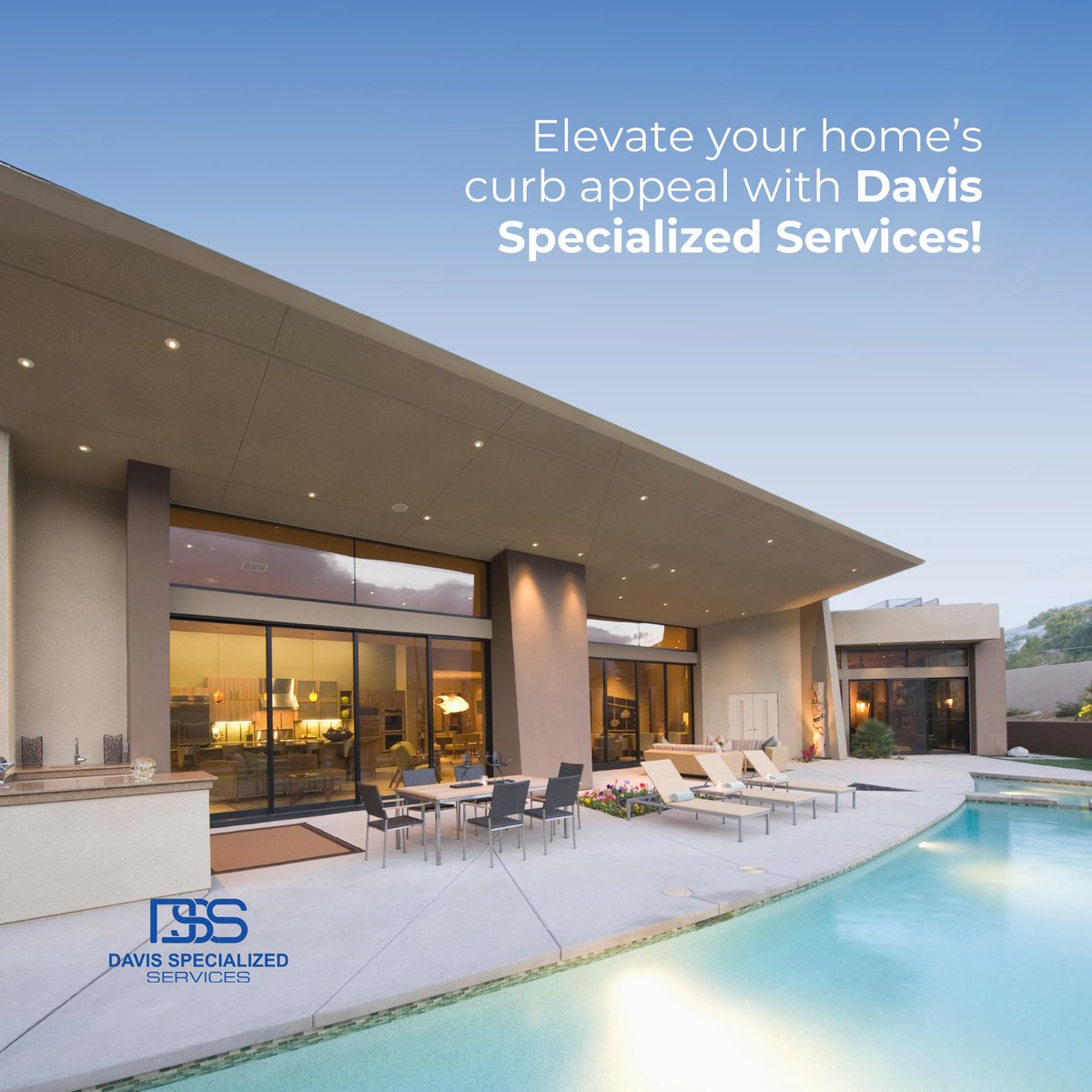 davisservices_'s tweet photo. Our Home Exteriors services aim to transform your property into a welcoming oasis, enhancing its beauty and functionality through pressure washing, painting, and repairs. https://t.co/UgEkwLah1L