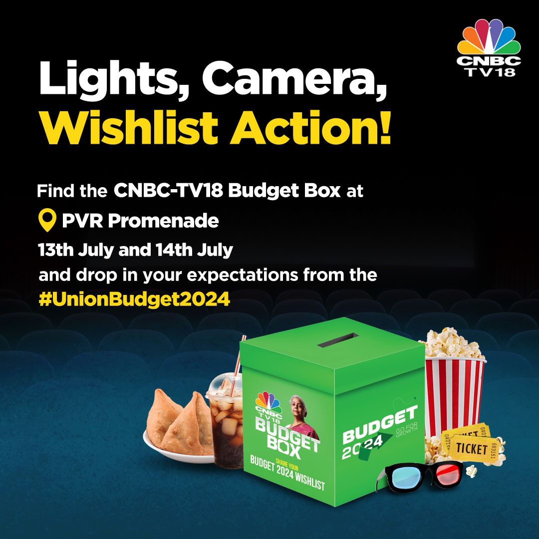 CNBCTV18News's tweet photo. Planning to watch a movie this weekend? Don’t forget to spot CNBC-TV18’s Budget Box and share your budget wishlist with us. #BudgetBox #UnionBudget https://t.co/D8YhIgWhVp