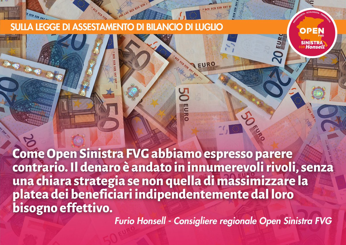 furio_honsell's tweet photo. Conclusi i lavori della I Commissione FVG su DDL #assestamento di #Bilancio: 1,35 miliardi da entrate fiscali non progressive. #OpenSinistraFVG vota contro. Critichiamo distribuzione a pioggia fondi e mancanza di strategie su #ambiente e #sanità. #DEFR 2025 insufficiente https://t.co/VTFkNmU9a9
