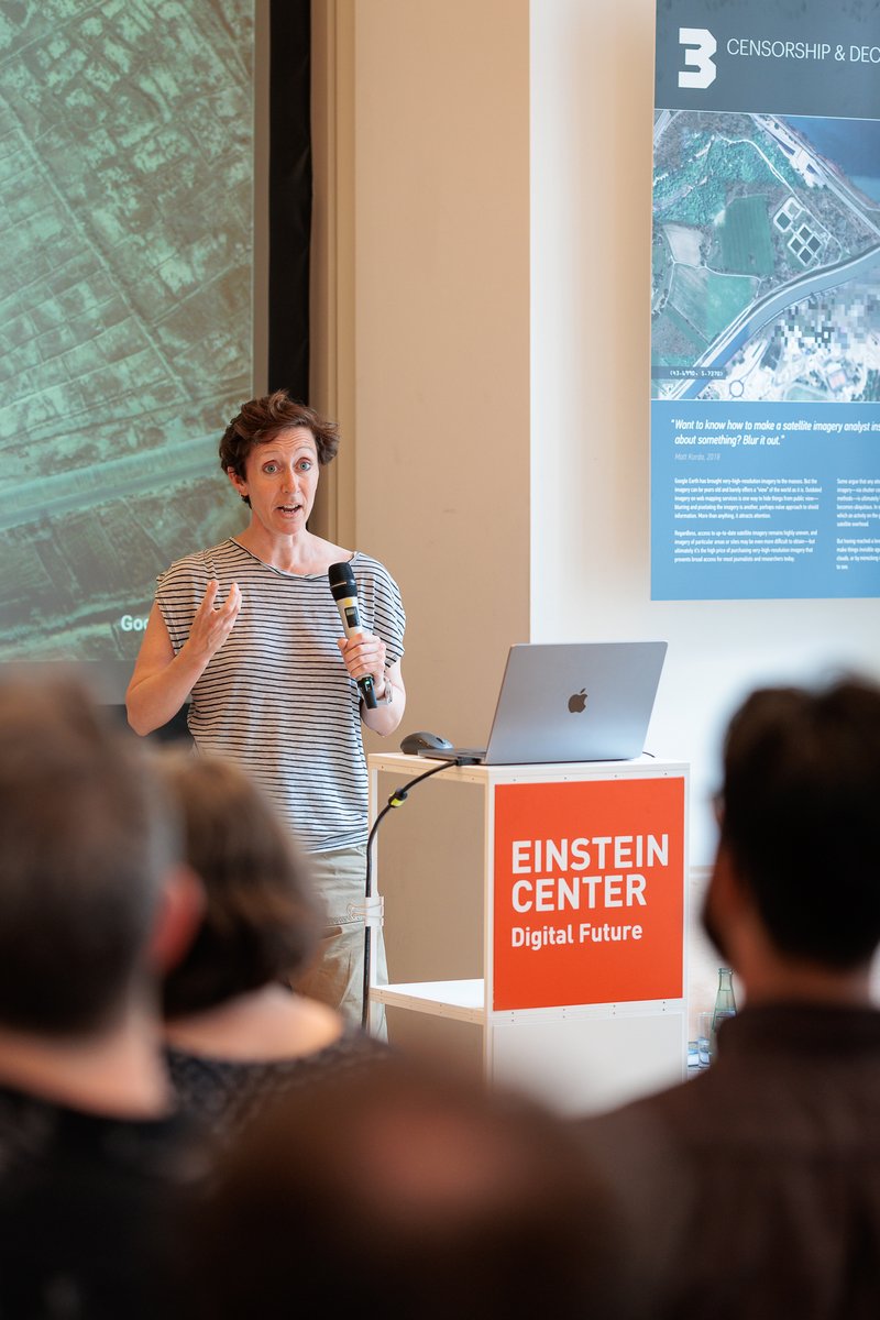 ECDigitalFuture's tweet photo. Satellite imagery in an era of global crises, surveillance &amp; misinformation was the topic of today's event. @alisonkilling (@FT) kicked off the event with her keynote, before being joined by @AnneMPellegrino &amp; @ArmsControlWonk on a panel discussion and Q&amp;A session.
#digitalfuture https://t.co/BFfgs92z8Y