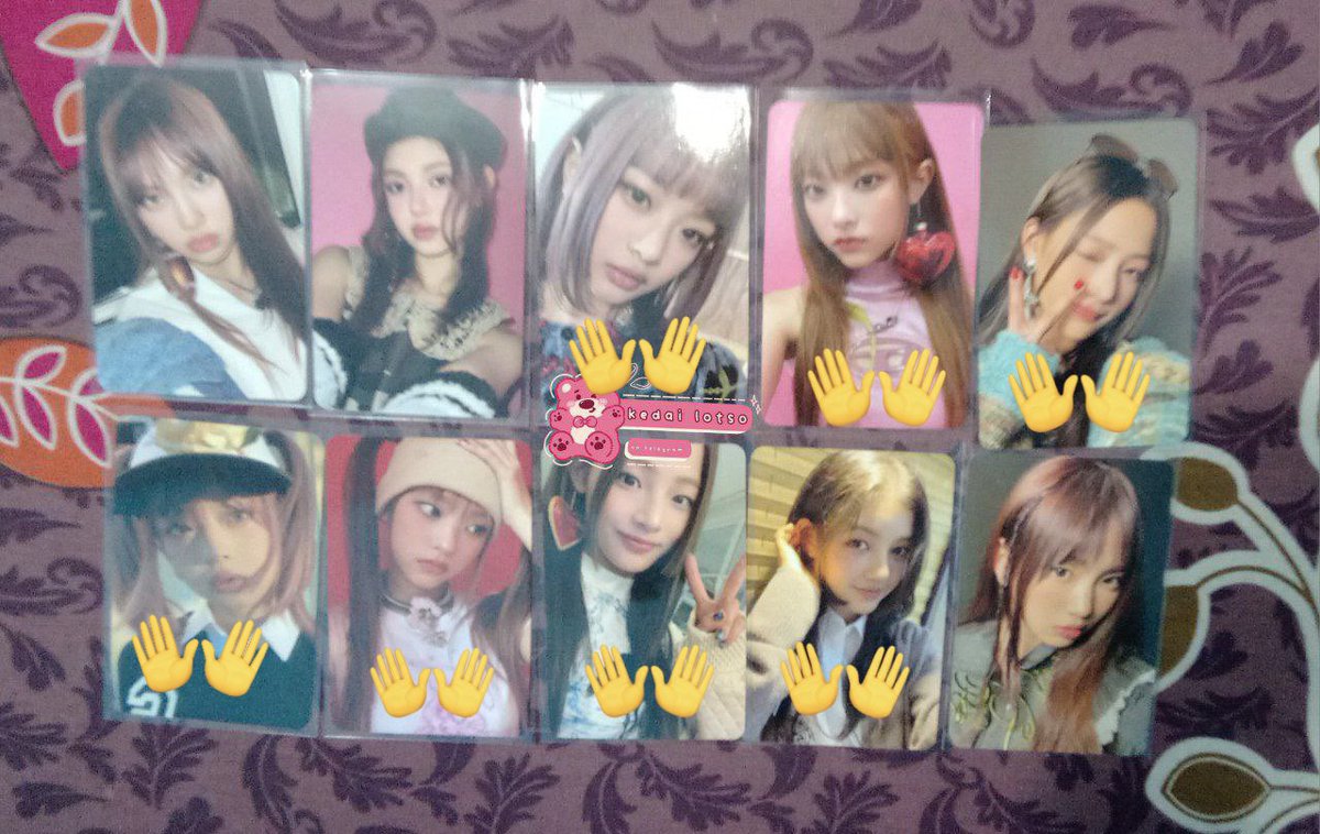 yobbiee's tweet photo. Yang aku tandain udah sold yaa🤗
Ayo dibeli guyss per pcnya 20k yaa
*Untuk yang dm, tolong konfirmasi di komen yaa. Soalnya suka ga muncul

Bu wts wtb whistlist new jeans bunnies minji hyein haerin danielle hanni official photocard zona uang pc good condi murce gg girl group https://t.co/SgHLnRHNP5