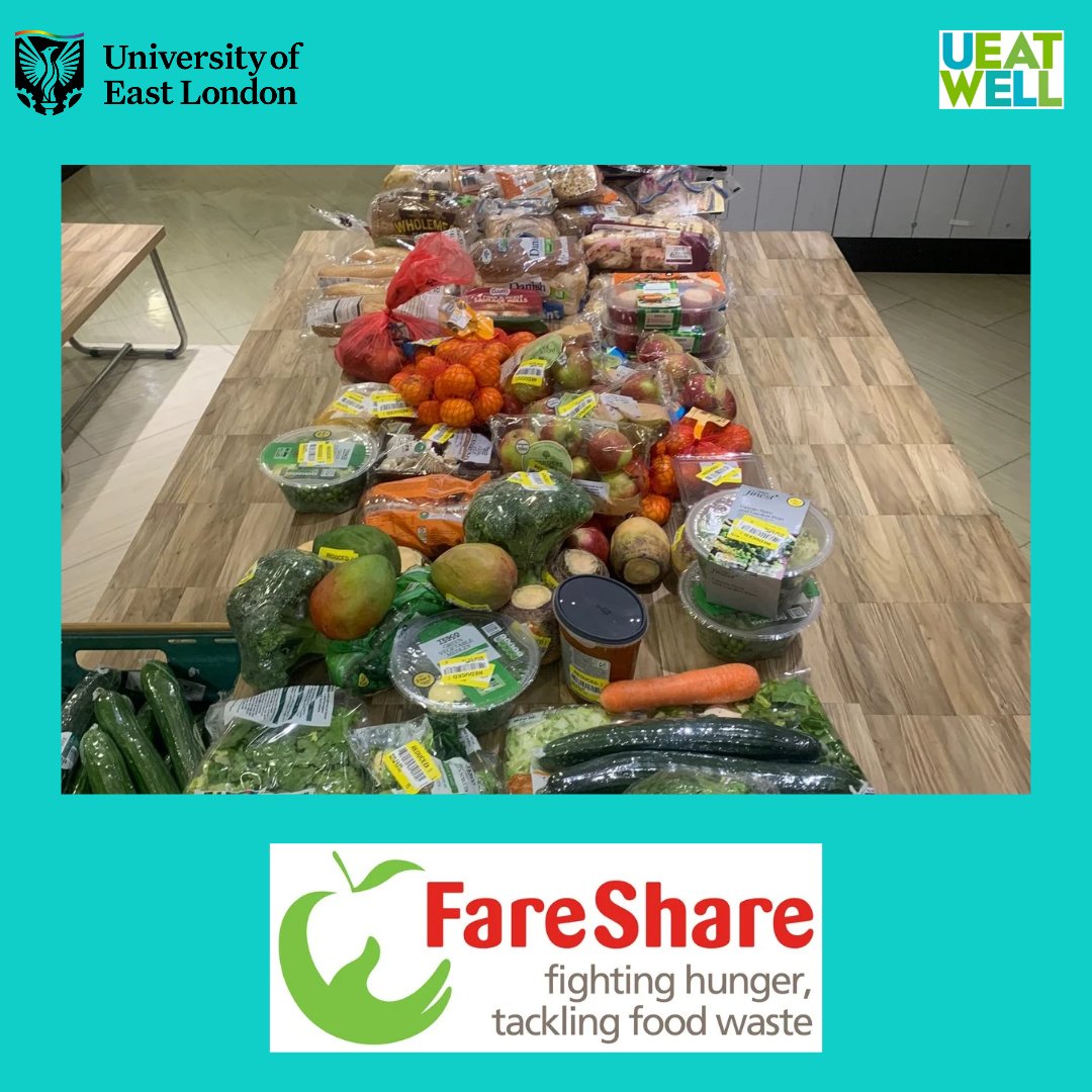 ueatwell's tweet photo. Tonight is the night, come to the Edge Restaurant for 9.45pm to see what food we have been able to rescue from the supermarket. Don't forget to bring a bag!
#preventfoodwaste #nomorefoodwaste #sustainability #fareshareuk #UEL #uellife #DocklandsCampus https://t.co/5RYIhUmpBC
