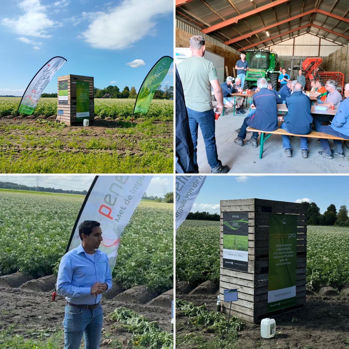 Collega Akshay vertelde gisteren bij de open dag van <a href="/Profytodsd/">Profytodsd</a> bij demobedrijf Meijer in Ens over #NutrinoPro, #Status en #penergetic. Meer weten over deze producten? Check onze website! #kwaliteitbeweegtons