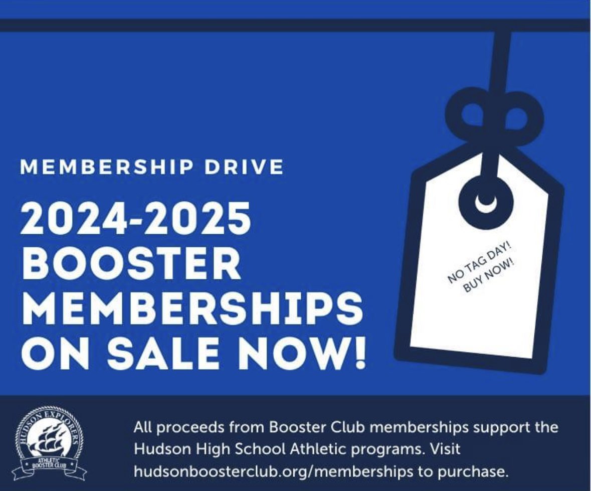 Hudson Boosters tweet media