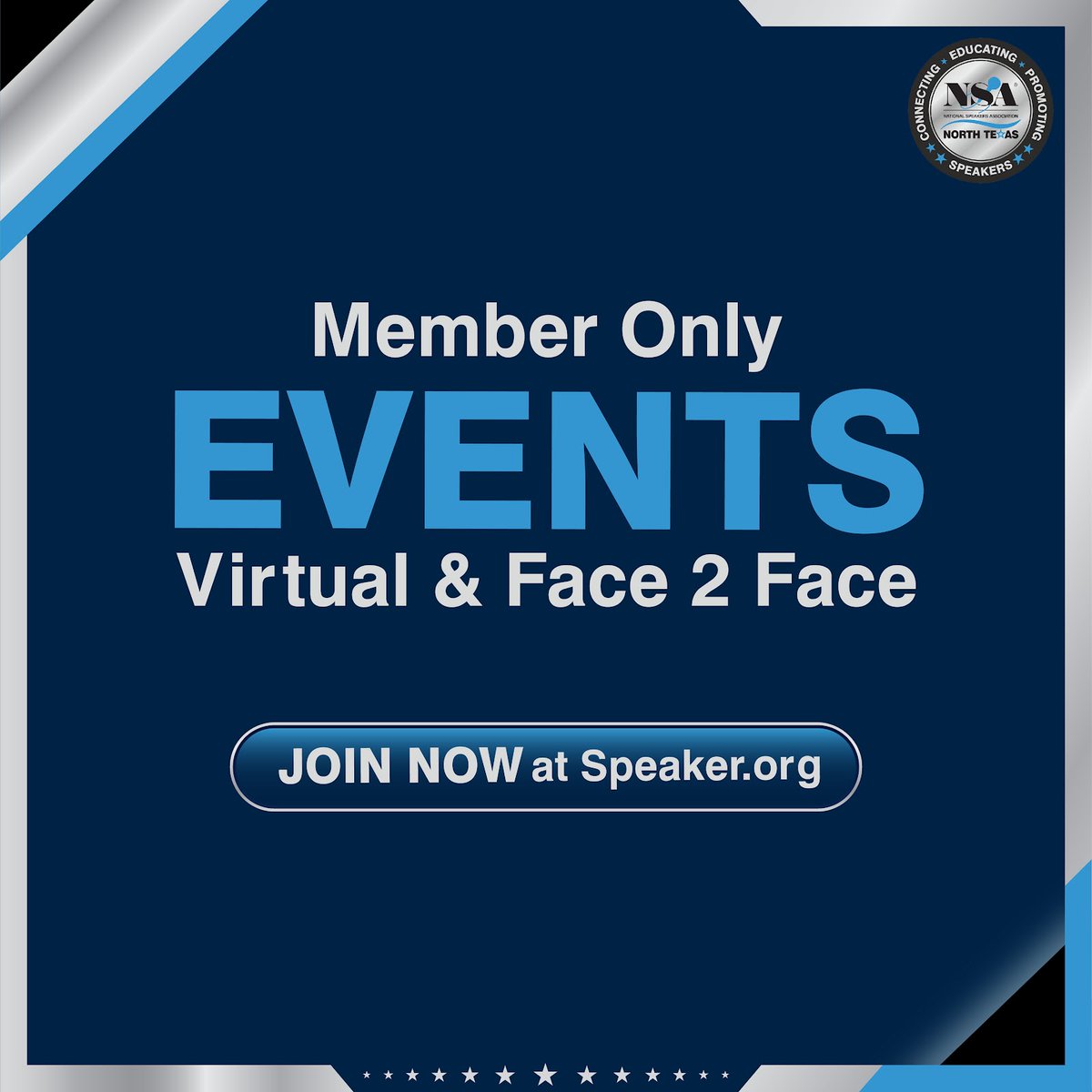 NSANorthTexas's tweet photo. 🚀 Unlock your speaking potential! 🎙️✨

Join NSA-NT for the ultimate speaking experience!

Dive into a supportive community where you'll hone your skills alongside like-minded individuals and gain valuable insights from industry pros.

#PublicSpeaking #NSANT #SpeakerCommunity https://t.co/cXvYkPxkvW