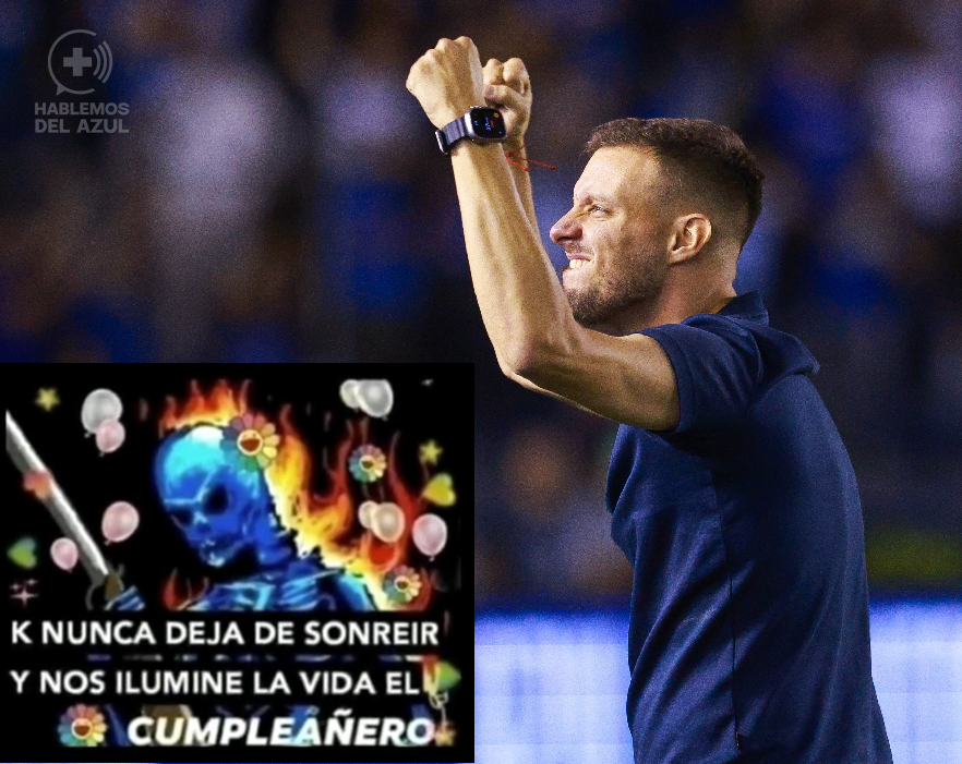 🎉 Felices 39, profe Martín Anselmi. Ahora que nos bese a todos el cumpleañero, ¿NO? 🥳

#CruzAzul