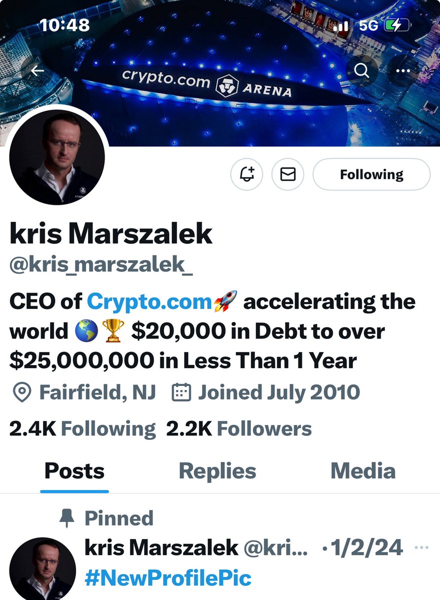 PSA 
This <a href="/kris_marszalek_/">kris Marszalek</a> account is a fake account . They just scammed me of $400 in BTC while trying to recover approx $3800 worth of CRO  sent from <a href="/cryptocom/">Crypto.com</a> to <a href="/coinbase/">Coinbase 🛡️</a> via the wrong network. The real CEO of crypto.com is not on X