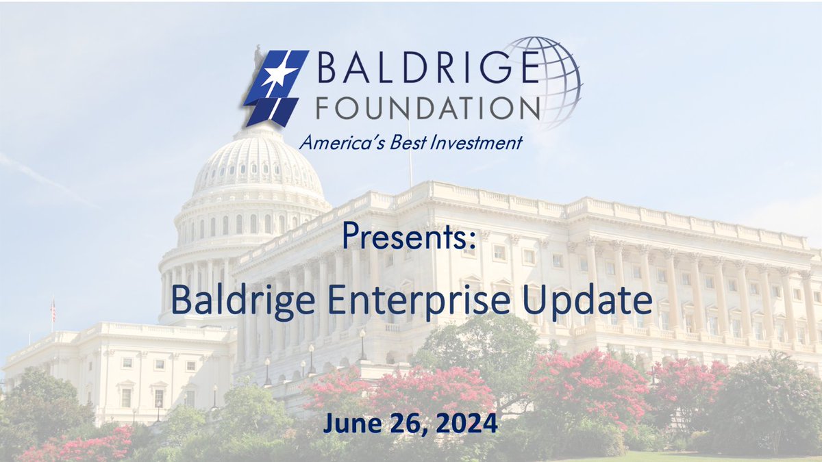 Baldrige Foundation tweet media