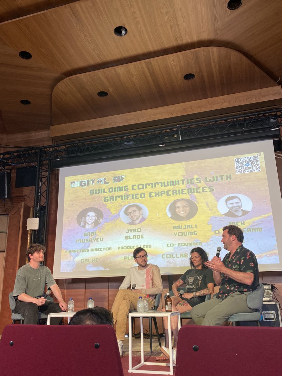 Digital AF, ➡️ EthCC WEEK (@digitalaf_) on Twitter photo We just discussed with <a href="/JyroBlade/">Jyro Blade</a>, <a href="/damaderoca/">Anjali🤝Collab.Land</a> and @jackoholleranhow how #Blockchain is changing user experiences by giving gamers decentralized control, transforming them into individual digital economies. Hosted by <a href="/0xSorcier/">Sorcier 🧙♂️🪄✺</a>
#ETHCCWeek #GamifiedEconomy #TechRevolution We just discussed with <a href="/JyroBlade/">Jyro Blade</a>, <a href="/damaderoca/">Anjali🤝Collab.Land</a> and @jackoholleranhow how #Blockchain is changing user experiences by giving gamers decentralized control, transforming them into individual digital economies. Hosted by <a href="/0xSorcier/">Sorcier 🧙♂️🪄✺</a>
#ETHCCWeek #GamifiedEconomy #TechRevolution