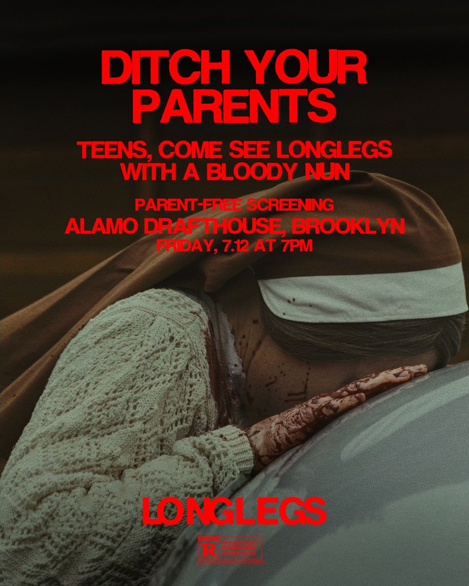 Old folks not welcome.

RSVP to longlegs@neonrated.com.
