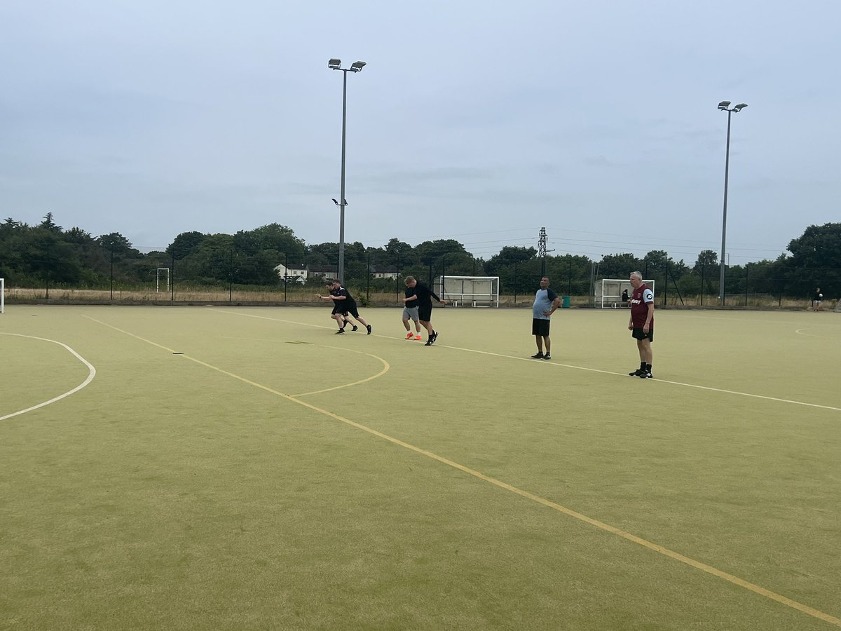 Pictures from on days training session. 

Come join us on Monday at Palmers if you fancy getting fit through football. It is COMING HOME after all!