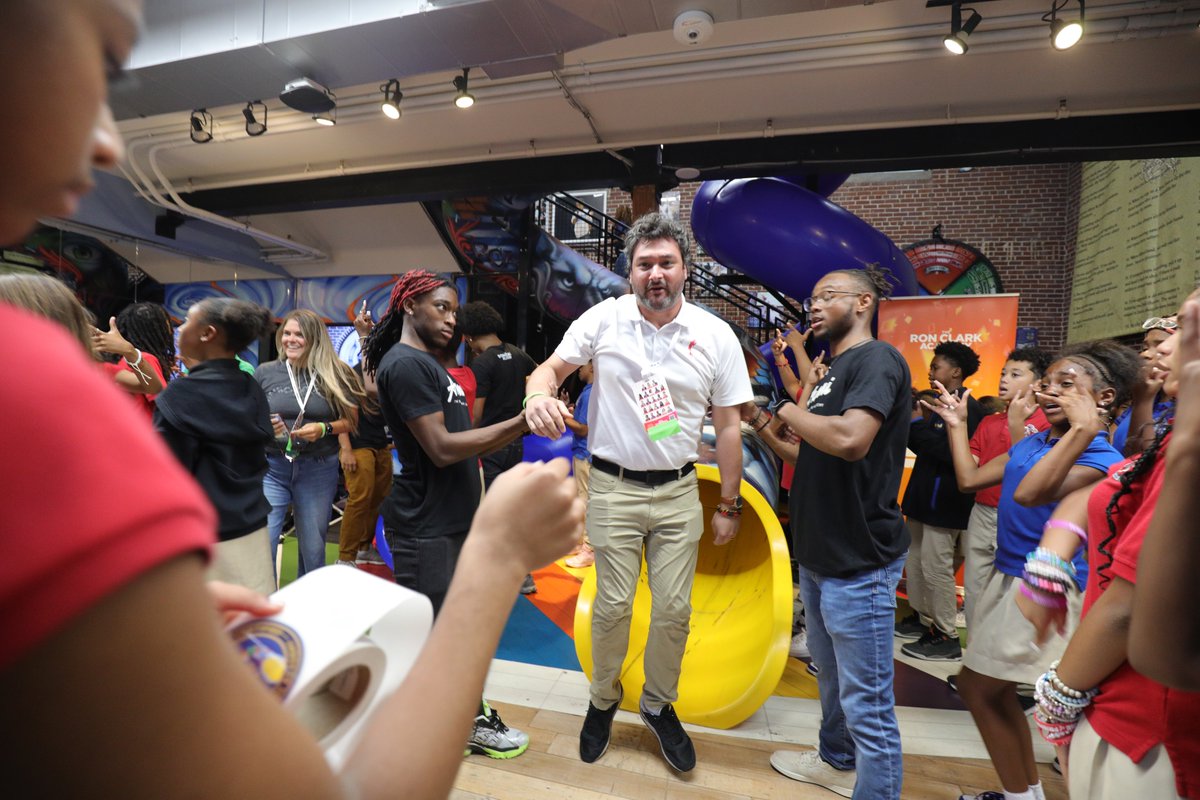 DukesSupINT's tweet photo. @DukeCitySD's own #mruram and #mrwilson are officially Slide Certified! #RCAEXP #RCAinspired #ronclarkacademy https://t.co/c8MRwP4mww