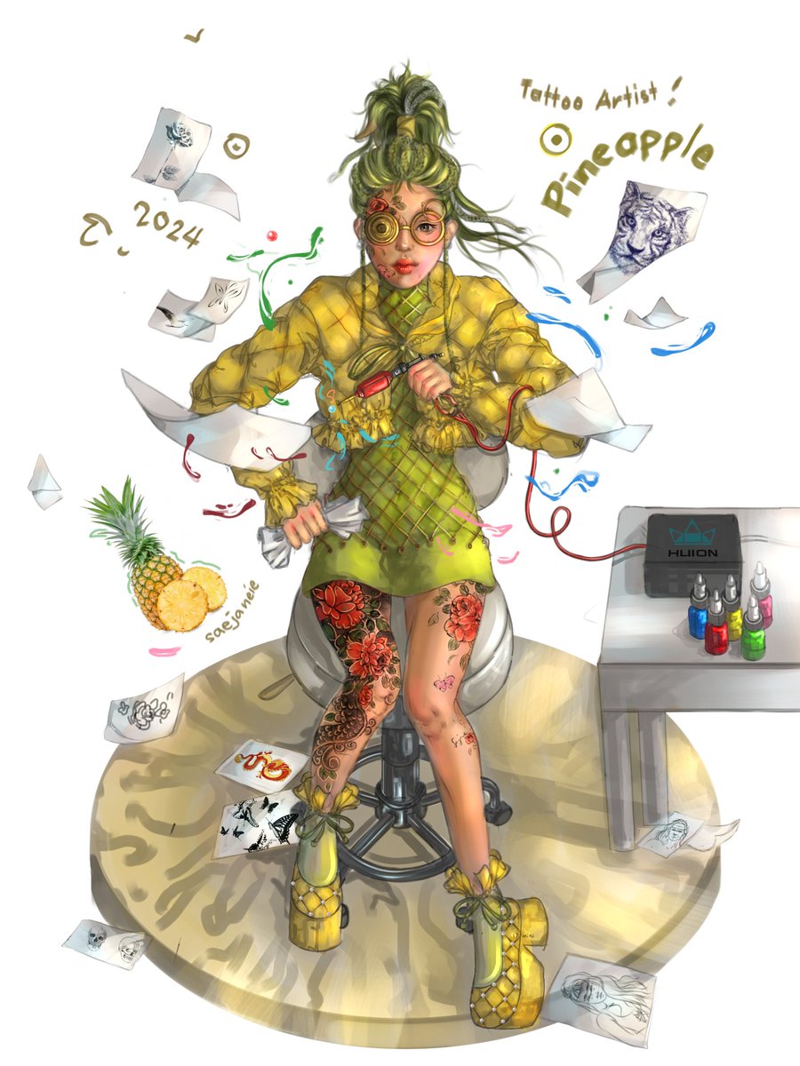 fairsaria's tweet photo. Pineapple Character Design 🍍

#HuionFruit @HuionTab #digitalart #artmoo https://t.co/wYqahh2Kjt