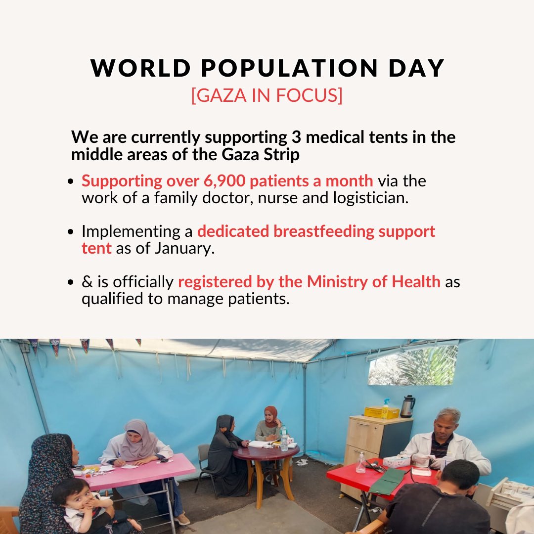 As of now, there are approximately 1.9M people displaced in the Gaza Strip alone. A recent medical journal estimates that Gaza’s death toll could be 186,000 or higher. 

This #WorldPopulationDay, help us provide critical medical aid to those in #Gaza: bit.ly/3xVaBX4