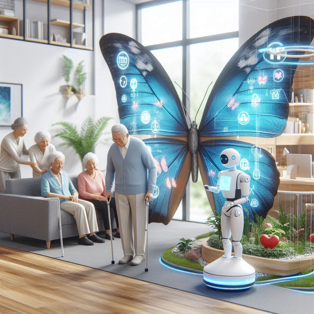 LubaRascheff's tweet image. Belmont House in Ontario is setting the trend with their person-centered Butterfly Model of Care. 🦋 #ButterflyCare #SeniorLiving

@SeniorsON

Image created by Designer - Microsoft AI
