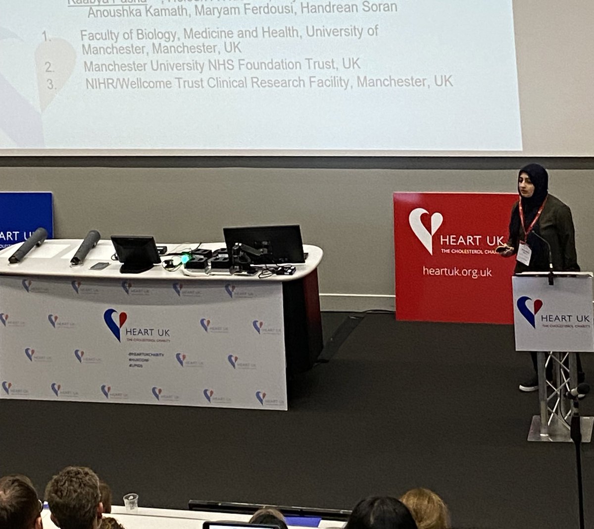 And concluding the Primary &amp; Healthcare Oral Abstracts is Dr Raabya Pasha, (Manchester UK) presenting Clinical service quality and unmet needs in Homozygous Familial Hypercholesterolaemia Patients: Insights from UK tertiary centres.

#hukconf #lipids