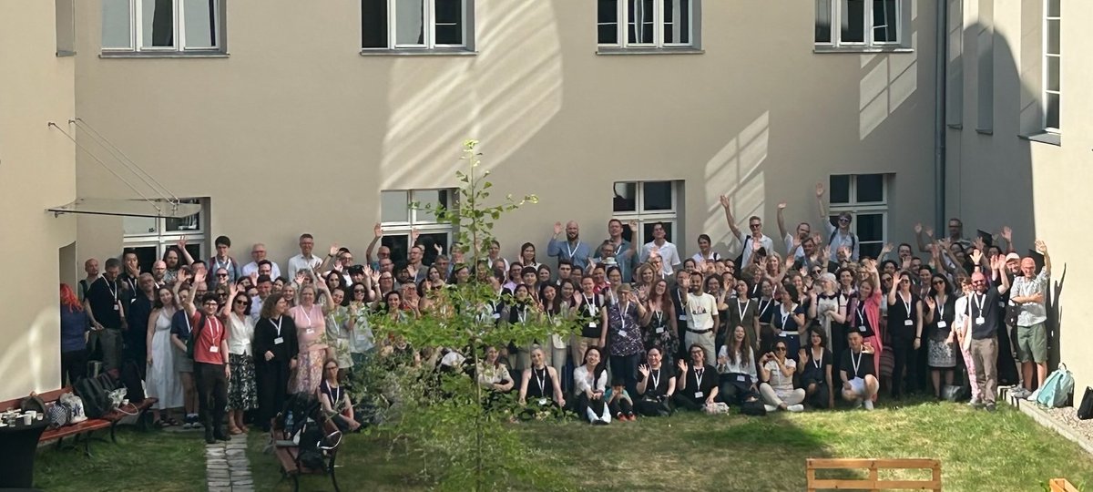The requisite conference photo. #cadaad2024 

Suggestions for a collective noun for critical discourse analysts, pls.