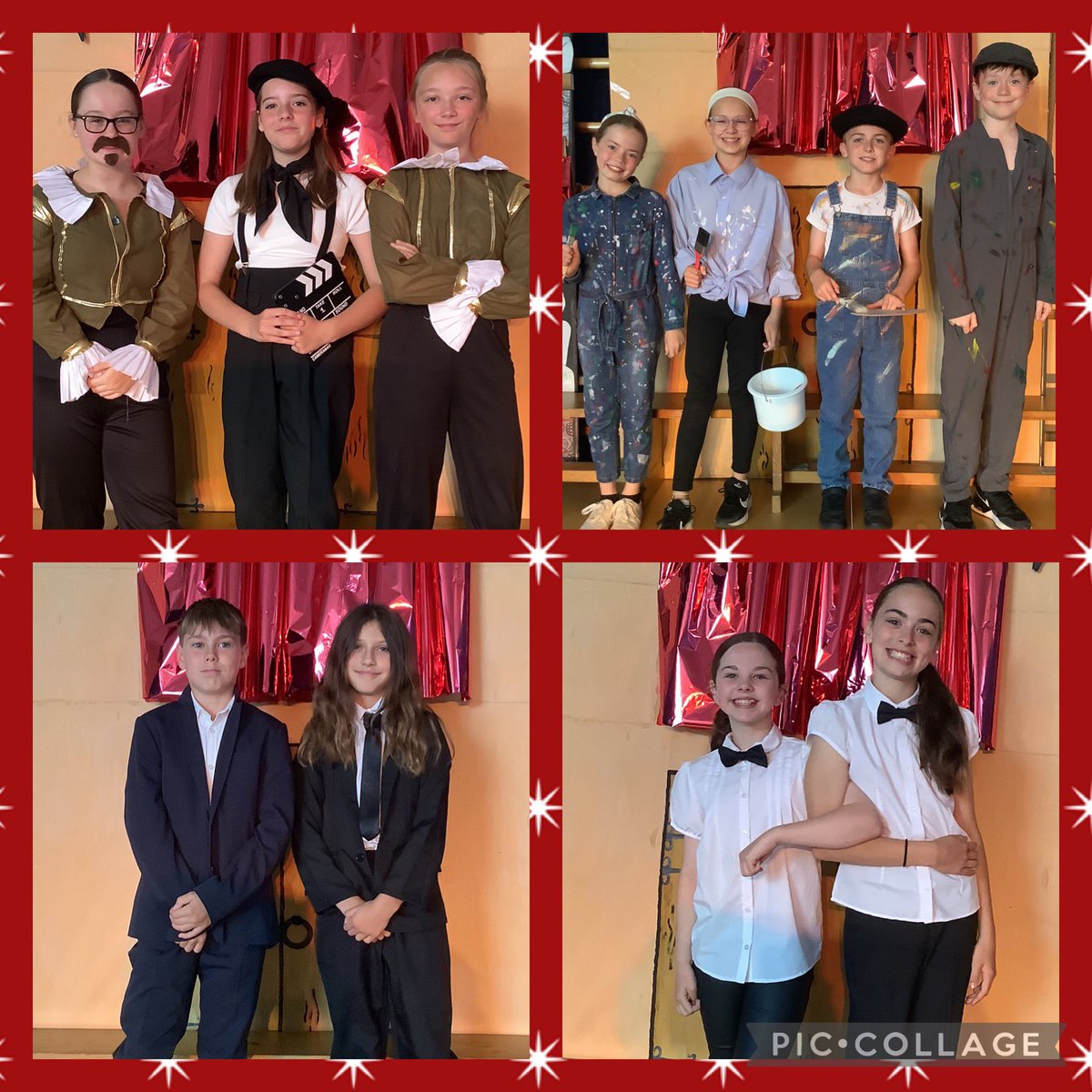 NewInnPrimary's tweet photo. Well, that’s a wrap! A massive well done to Year 6 on the amazing performance of their Leaver’s Concert ‘Shakespeare Rocks’. Nothing short of fantastic! Huge thanks to all the families who came to support us, provided costumes and helped us learn our lines! Diolch! #Superstars https://t.co/HgYiO4fS6b