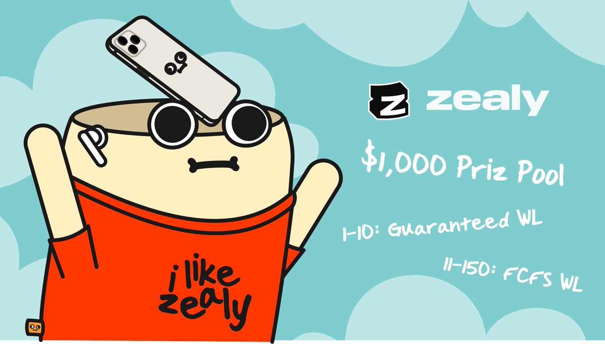 Derpies_NFT's tweet photo. Did Sumone Say Muney? ヽ☉ ‿ ⚆ ﾉ

We're stoked to launch our $1000 + WL Campaign!

Rewards:
🔸 $1000
🔸 1-10: Guaranteed WL
🔸 11-150: FCFS WL

→ Embark on Quests on @zealy_io 
→ Gain XP and Level Up 
→ Climb the Leaderboards 
→ Claim Your Share of the $1,000 Priz Pool + WL Allocation 

🎯 Qwest Duration: Until Mint

Don't miss out 👇
https://t.co/raKaSTgf4Y