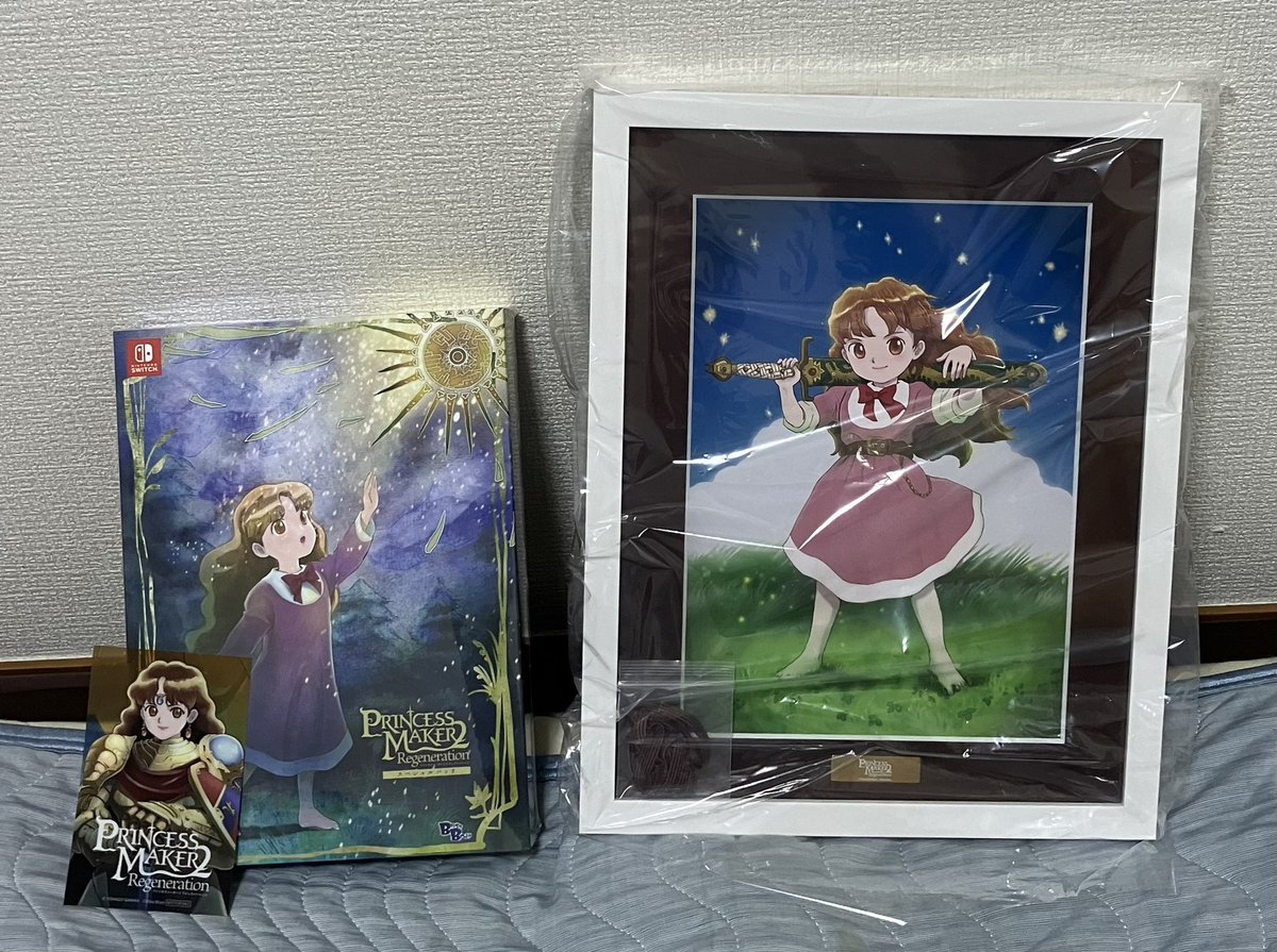 chami0003's tweet photo. ついにきた！#プリンセスメーカー2 #プリメ
初回盤特典も力入ってるぅ❤️
これで@moeruhiga ひがさんもプラモにうつつを抜かしてないで、#ひがげーむ 復活してくれるかなぁ？？確か #米子ゲームショウ 案件だし💦 https://t.co/aLXCtptjmZ