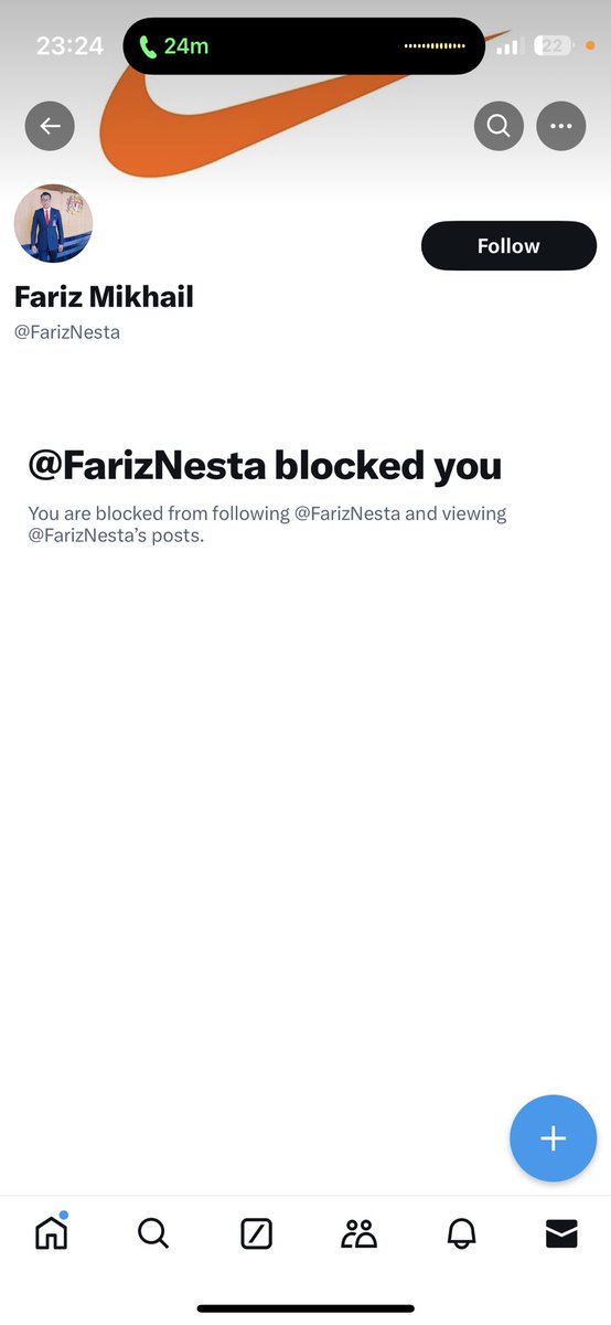 najwaznd's tweet photo. Terus block weh🤣 dasar jantan tak guna https://t.co/0UYCStfulZ
