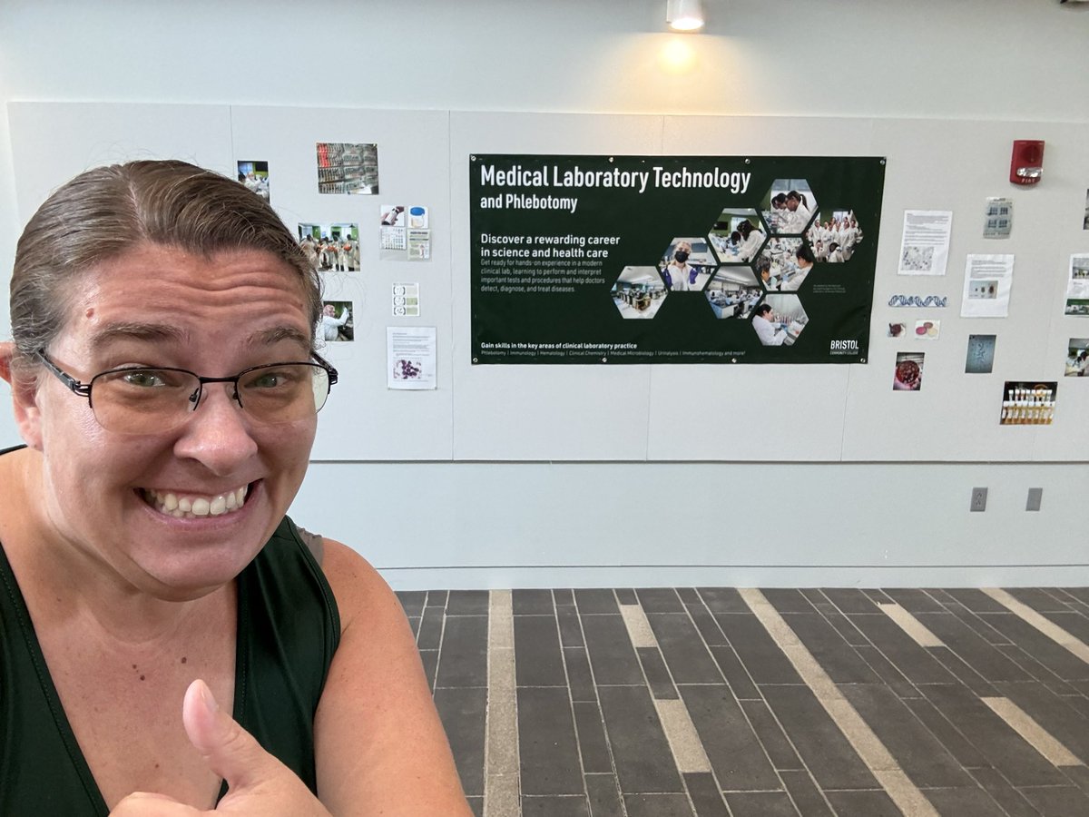 Check out our new MLT banner! A huge shout out to our <a href="/bristolcc/">BristolCC</a> marketing department! This came out amazing and I am so thankful to garner such support in promoting our program!!! ❤️❤️❤️❤️