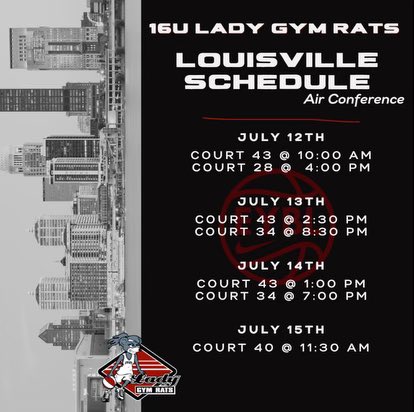 Leigha Acoff (@leii2026) on Twitter photo I am super excited to play in Run for the Roses with the Lady Gymrats! Come watch Friday @ 10am and 4pm! <a href="/TFNsRun4Roses/">TFN's Run 4 Roses</a> <a href="/M14HoopsLou/">M14 Hoops Louisville</a> <a href="/HoopsRecruitUSA/">HoopsRecruitUSA</a> @NikeLadyGymRats <a href="/TopPreps/">SPORTS NEWS, VIDEOS, GRAPHICS, EXPOSURE & MORE</a> <a href="/54SportsNetwork/">54 Sports Network🎙</a> <a href="/XposureRuns/">XposureRuns</a> I am super excited to play in Run for the Roses with the Lady Gymrats! Come watch Friday @ 10am and 4pm! <a href="/TFNsRun4Roses/">TFN's Run 4 Roses</a> <a href="/M14HoopsLou/">M14 Hoops Louisville</a> <a href="/HoopsRecruitUSA/">HoopsRecruitUSA</a> @NikeLadyGymRats <a href="/TopPreps/">SPORTS NEWS, VIDEOS, GRAPHICS, EXPOSURE & MORE</a> <a href="/54SportsNetwork/">54 Sports Network🎙</a> <a href="/XposureRuns/">XposureRuns</a>