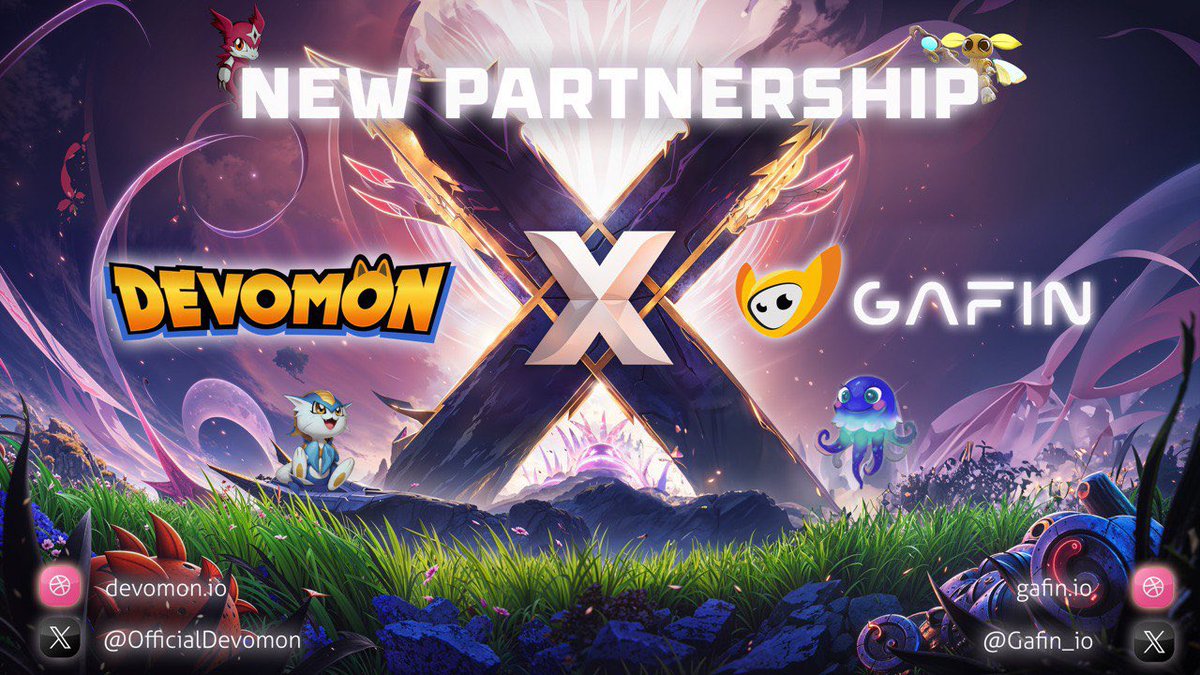 OfficialDevomon's tweet photo. 🚨New Partnership Alert🚨

🤝 We are excited to announce a groundbreaking partnership with @Gafin_io 💥

GaFin pioneered the Gaming Engine Supercharging In Web3 Era, automates the game development process, and becomes a one-stop portal for the global gaming community through our
Multi-Functional System.

Stay tuned for our next event collaboration soon 🚀🔥