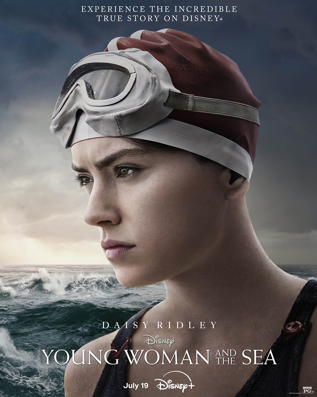 Daisy Ridley in officiële Young Woman and the Sea trailer 