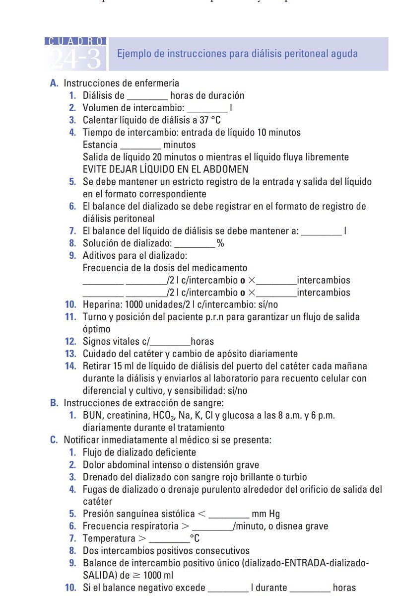 NefroClassMx's tweet image. Si uso #DP en #LRA, que intrucciones debo precisar?

Un ejemplo 👇

#PDFirst #Peritonealdialysis #DialisisPeritoneal #LRA #AKI